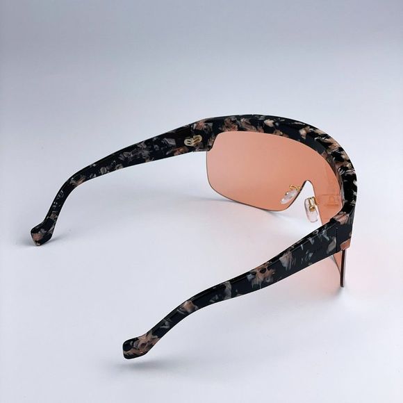 Loewe LW40034U 55S Sunglasses Shiny Coloured Havana Bordeaux Mask Shield Wome - Picture 11 of 12